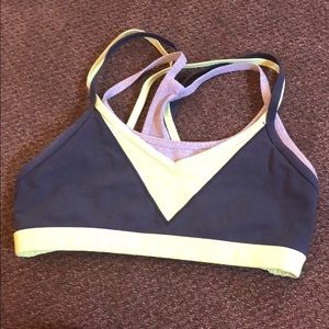 Strapped sports bra